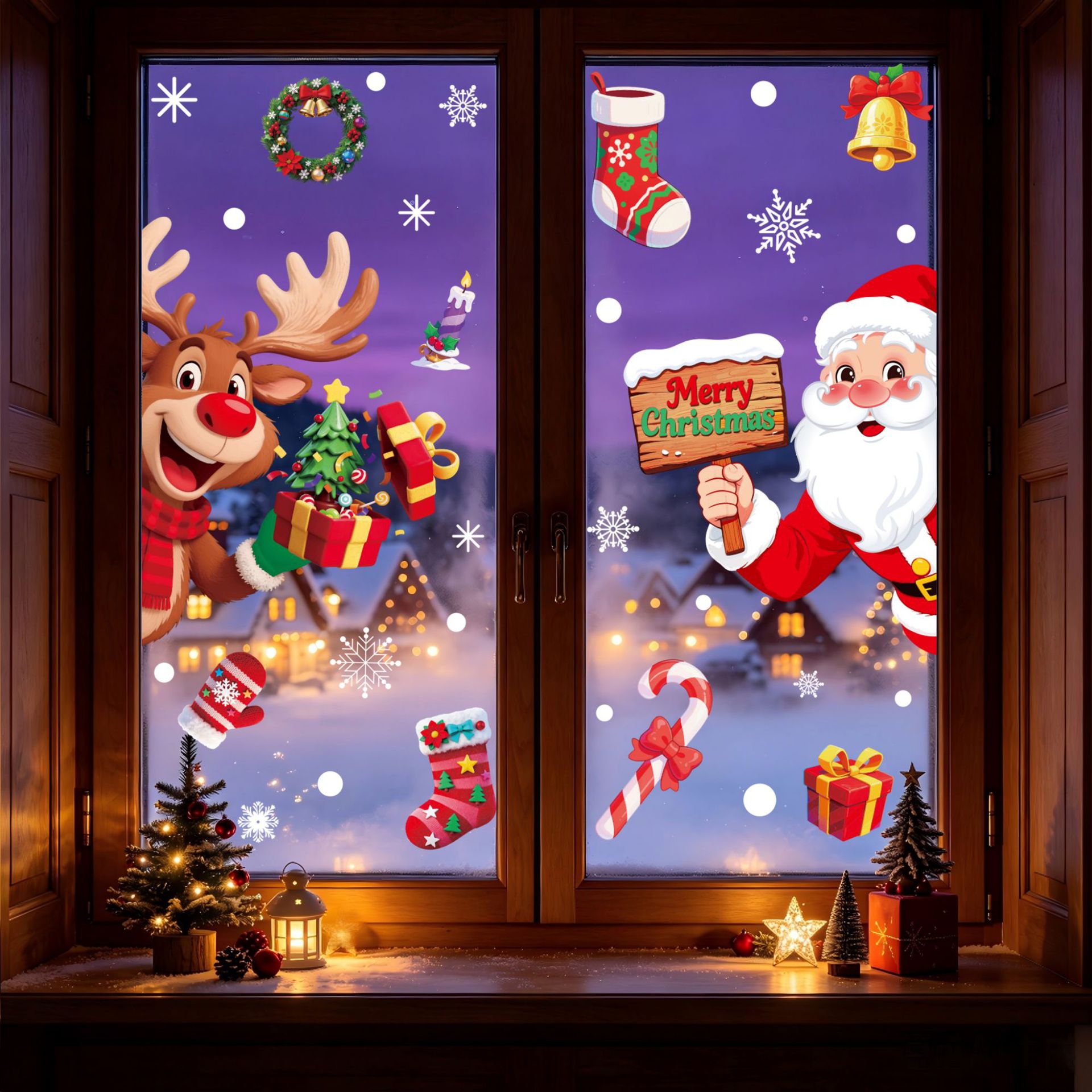 Adesivos de Natal para Vidro,  - Elk Bugle Call avaliação e preço