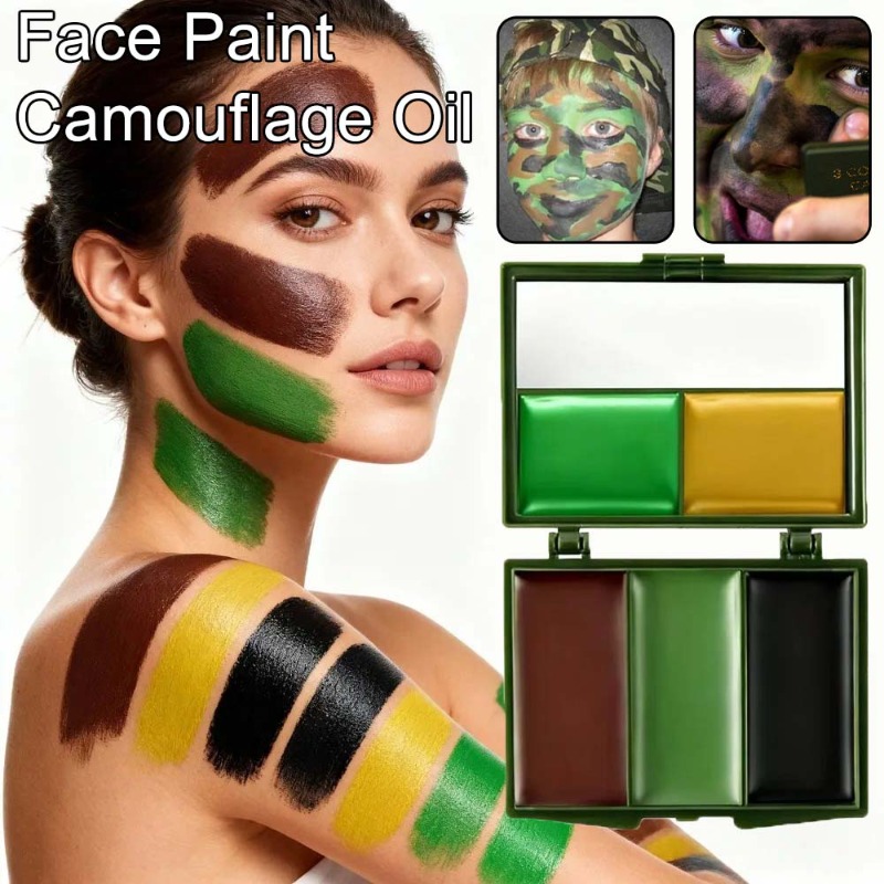 Maquiagem Camuflada Realista d - Camo Face Paint avaliação e preço