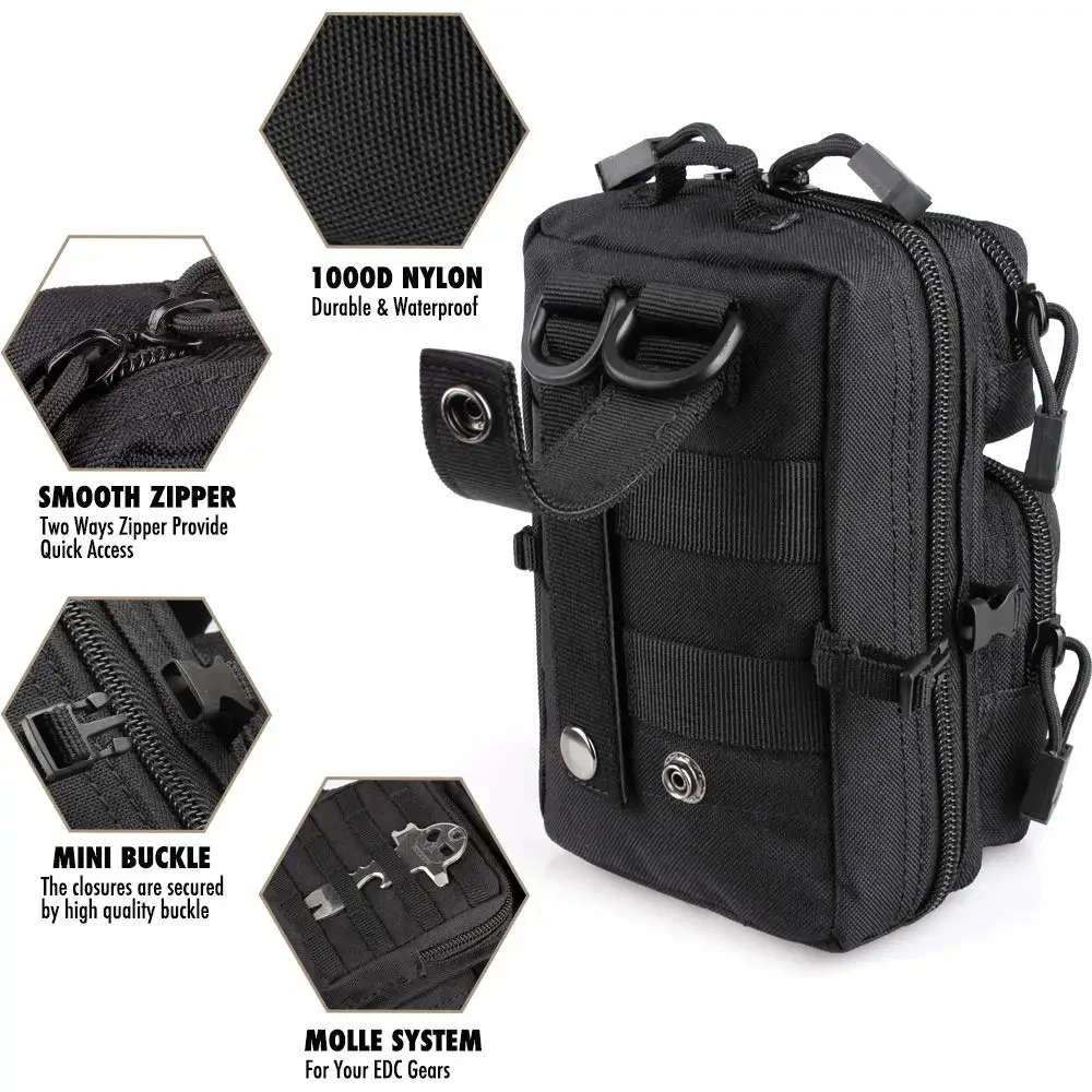Bolsa utilitária Mini Molle, b - Outdoor Hunting Gear Storage avaliação e preço