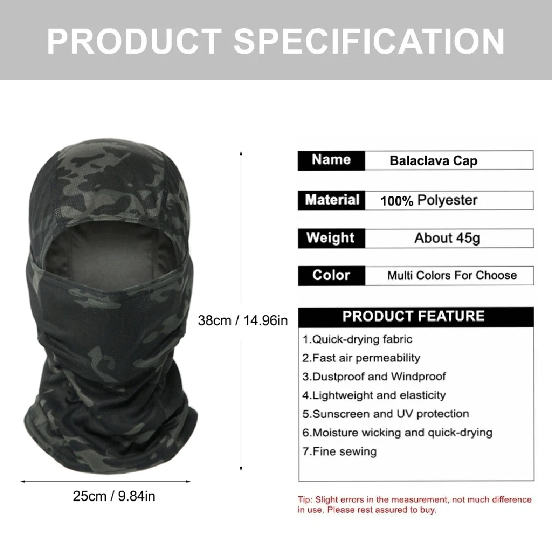 Balaclava de Camuflagem para C - Outdoor Hunting Prints avaliação e preço
