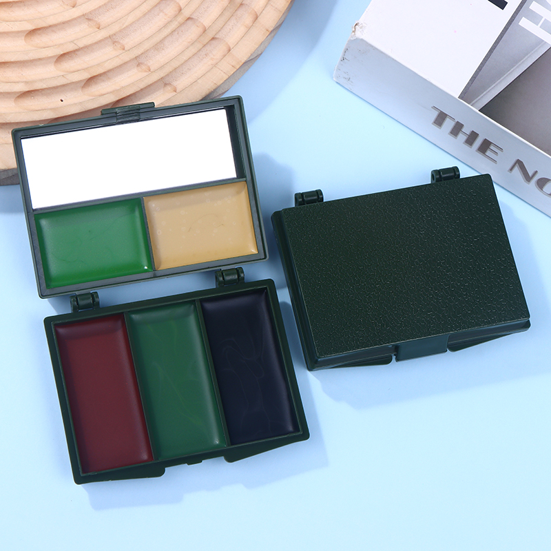 1 pçs 5 cores camuflagem palet - Camo Face Paint avaliação e preço