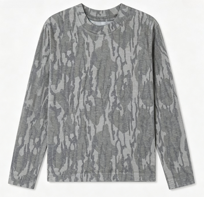 Camiseta de Manga Longa Camufl - Outdoor Hunting Prints avaliação e preço