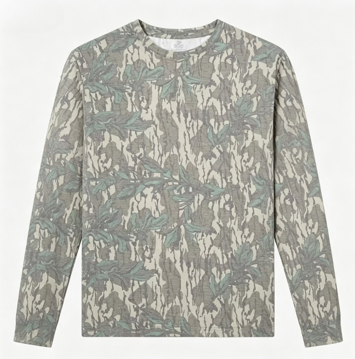 Camiseta de Manga Longa Camufl - Outdoor Hunting Prints avaliação e preço